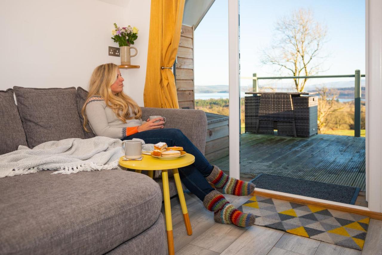 Bonnie Barns - Adults Only Luxury Lodges With Hot Tubs Luss Exteriör bild