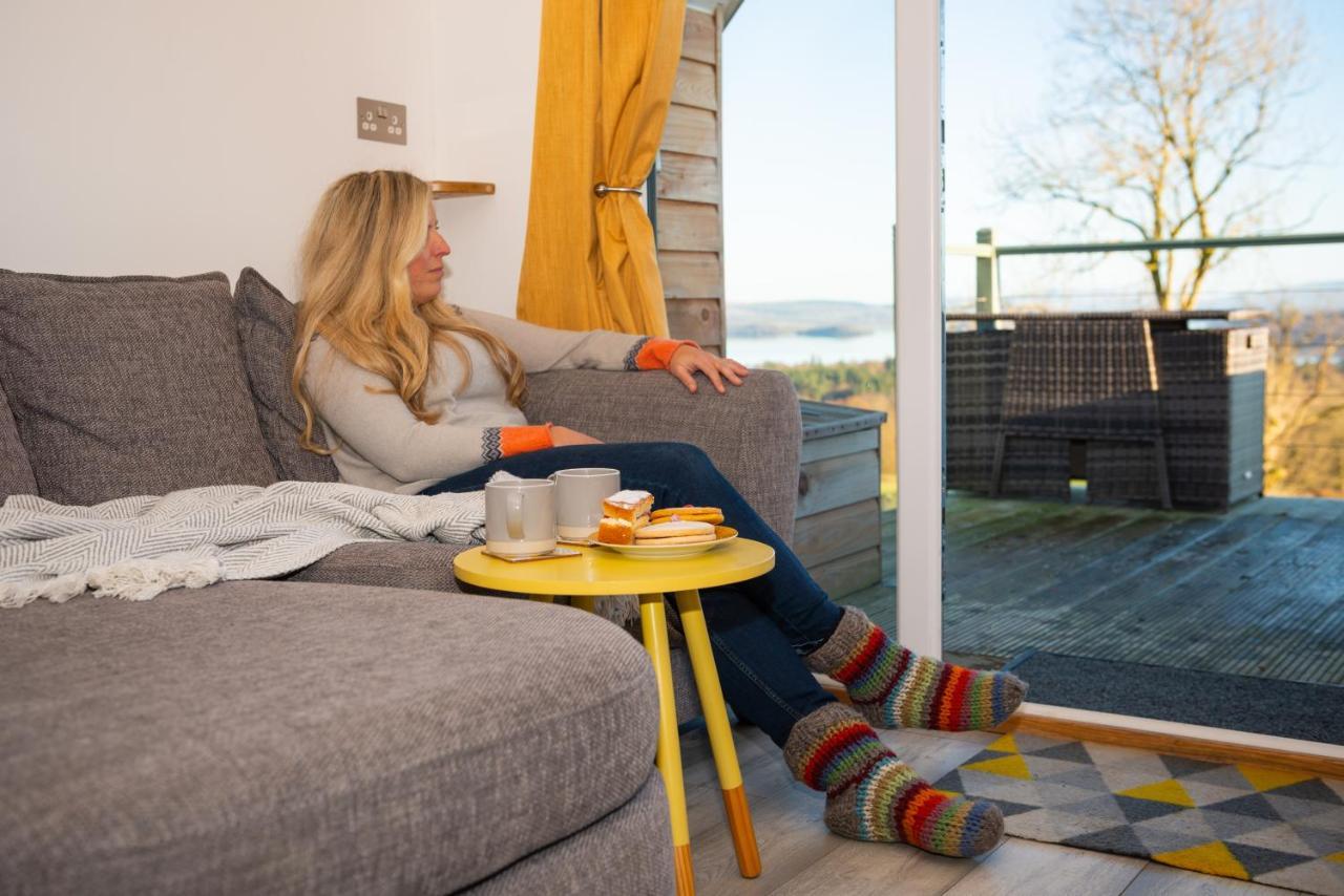 Bonnie Barns - Adults Only Luxury Lodges With Hot Tubs Luss Exteriör bild