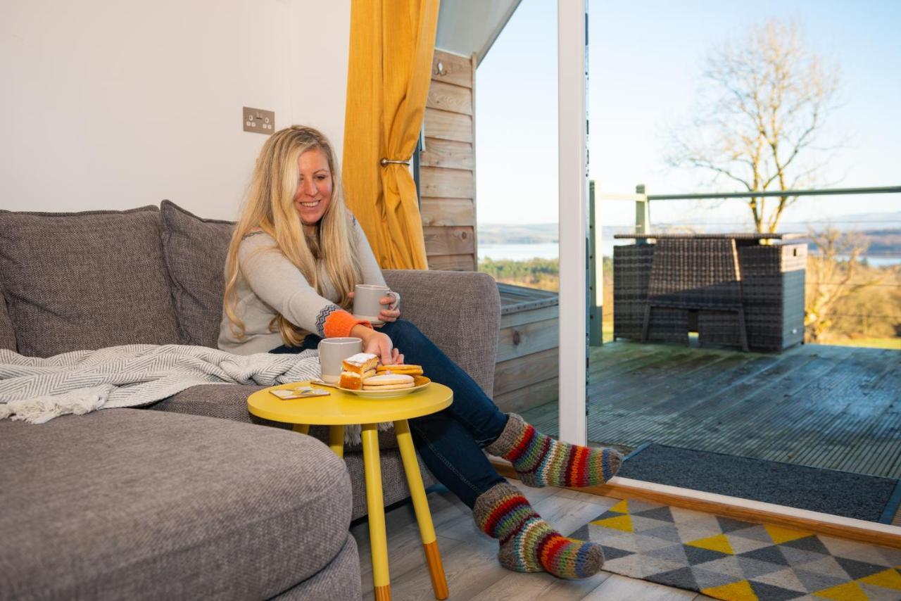 Bonnie Barns - Adults Only Luxury Lodges With Hot Tubs Luss Exteriör bild
